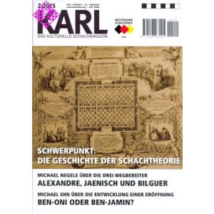 Karl - Die Kulturelle Schachzeitung 2015/2