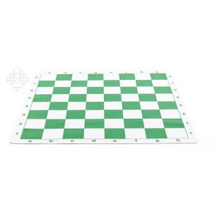 Schachplan, rollbar, grün/weiß