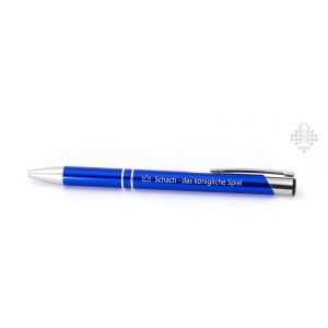 Kugelschreiber, Metall, blau