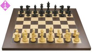 USB e-board rosewood / chessmen Classic