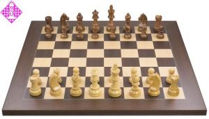 USB e-board rosewood / chessmen Timeless