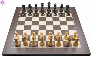 USB e-board Wenge / chessmen FIDE