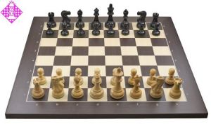 Wireless e-board Wenge / chessmen Classic