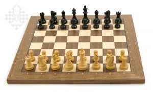 Wireless e-board walnut / chessmen Classic