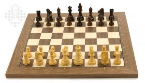 Wireless e-board walnut / chessmen Royal