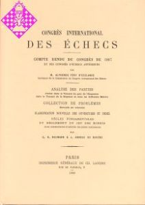 Congrès International DES ÉCHECS Paris 1867