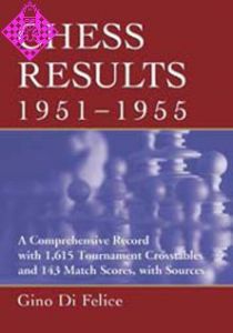 Chess Results, 1951 - 1955