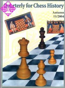 Quarterly for Chess History, Vol. 3, No. 11 11