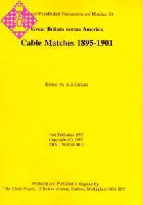 Cable Matches 1895-1901