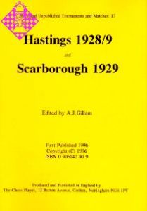 Hastings 1928/9, Scarborough 1929