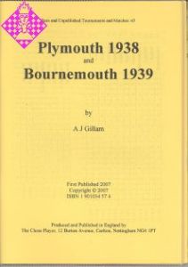 Plymouth 1938 and Bournemouth 1939