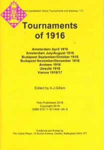 Tournaments of 1916