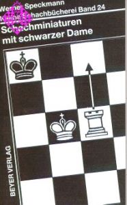 Schachminiaturen mit schwarzer Dame