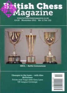 British Chess Magazine November 2012