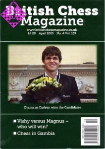 British Chess Magazine April 2013