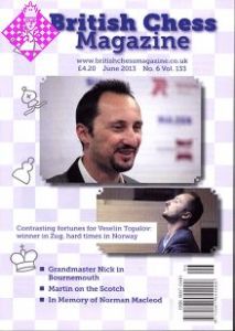 British Chess Magazine June 2013