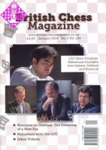 British Chess Magazine -January 2014