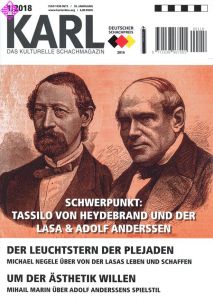 Karl - Die Kulturelle Schachzeitung 2018/1