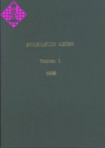 Shakhmatnyj Listok / Vol. I - 1859