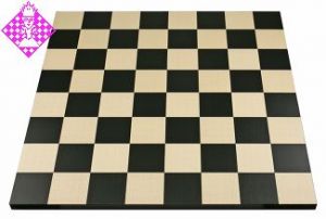 Chessboard, frameless black/maple