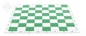 Chessboard, rollable, green/white