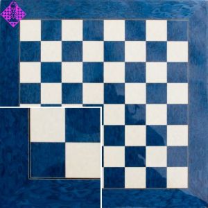 Chessboard Blue de Luxe, sq 55 mm
