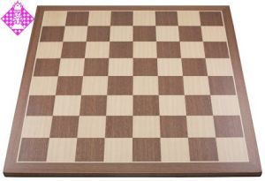 Chessboard Mahogany Std., sq 40 mm