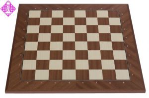Chessboard Mahogany diagonal, sq 50mm