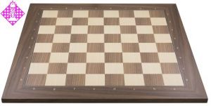 Chessboard Walnut de Luxe, sq 50 mm