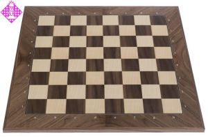 Chessboard Walnut diagonal, sq 55 mm