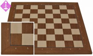Chessboard Teak de Luxe, sq 50 mmm