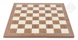 Chessboard nut/maple, sq 50 mm