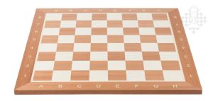 Chessboard mahogany/maple, field square 45 mm