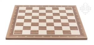 Chessboard walnut/maple, field square 50 mm