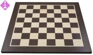 Chessboard wenge/maple, field square 50 mm