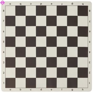 chess board, rollable - brown/white