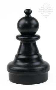 Spare piece black pawn, 43 cm