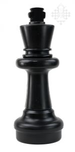 Ersatzfigur schwarzer König, 63 cm