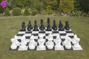 Garden chess - black chessmen only