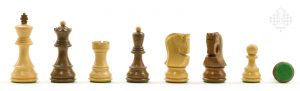 Chessmen Zagreb, boxwood/acaciawood