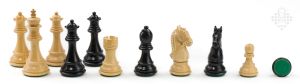 Chessmen Kings Bridal, boxwood/ebonised