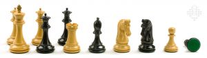 Chessmen Imperial, boxwood/ebony
