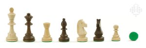 Chessmen no. 6, natural/brown, kh 98 mm