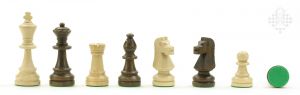 Chessmen Lodz, dark brown / natural