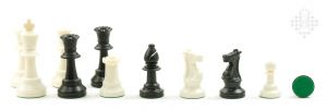 Chessmen, plastic, kh 95 mm, weighted