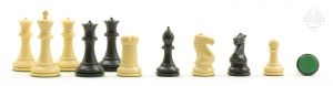 Chessmen Staunton de luxe, plastic