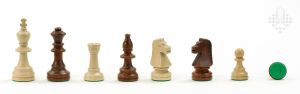 Chessmen BHB no 5, mahogany-colored