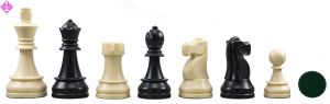 chessmen, plastic, KH 95 mm