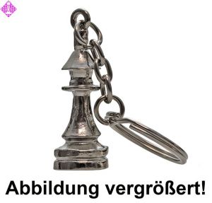 Key holder, bishop, silver-colored