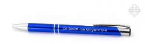 Ballpoint pen, metal, blue